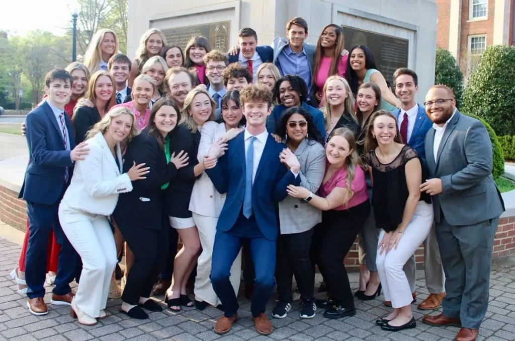 group photo of students on the Student Judiciary